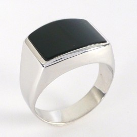 Pánský stříbrný prsten