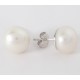 Stříbrné náušnice s perlami