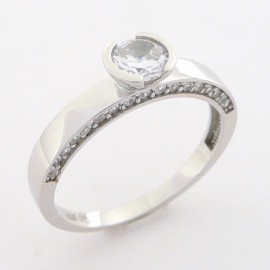 Stříbrné zásnubní prsteny